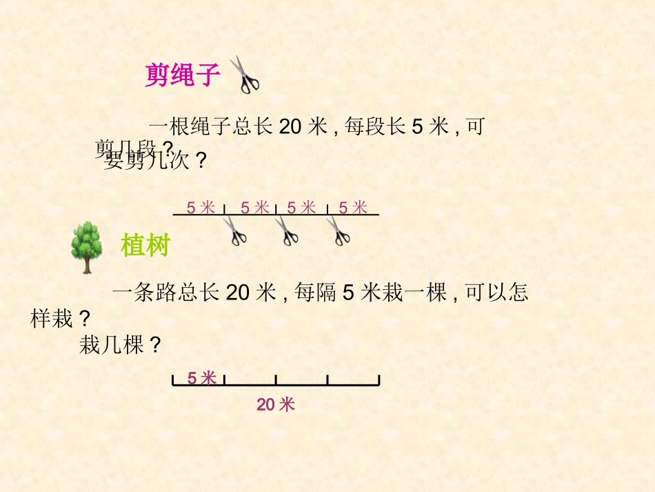 人教版数学四年级下册第八章第一节《植树问题》_第3页