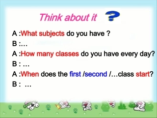 新冀教版七年级下册英语Lesson13_How_is_school_going
