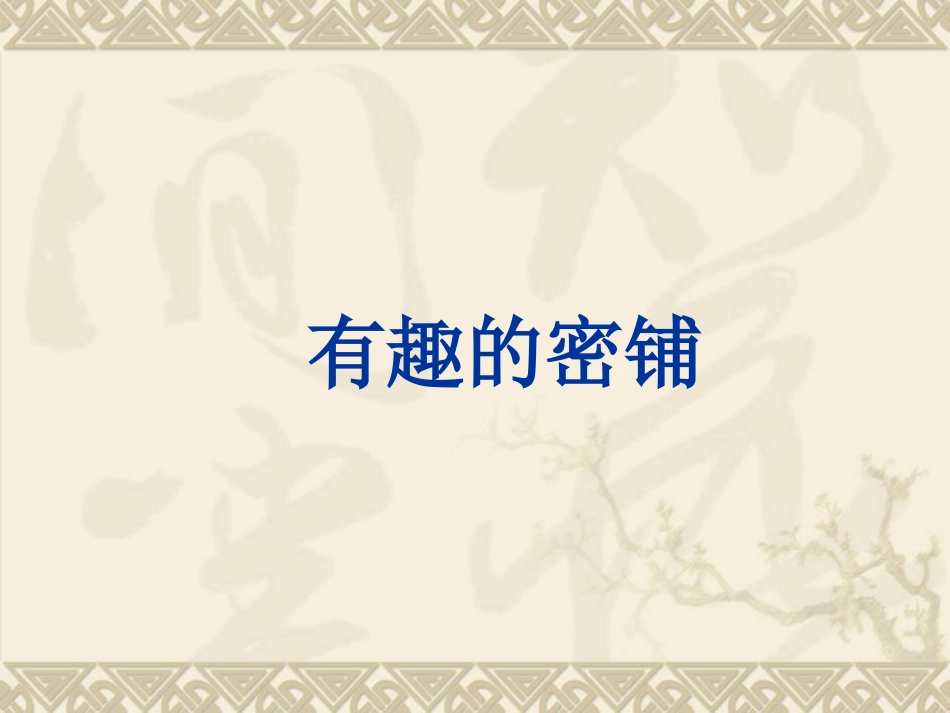 有趣的密铺 (2)_第1页