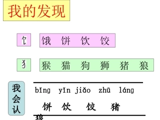 一年级下册语文园地七PPT