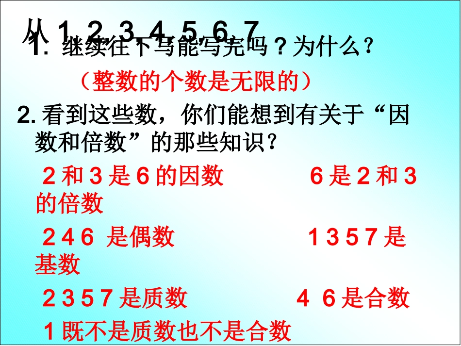 六年级数学复习《因数与倍数》PPT课件这_第2页