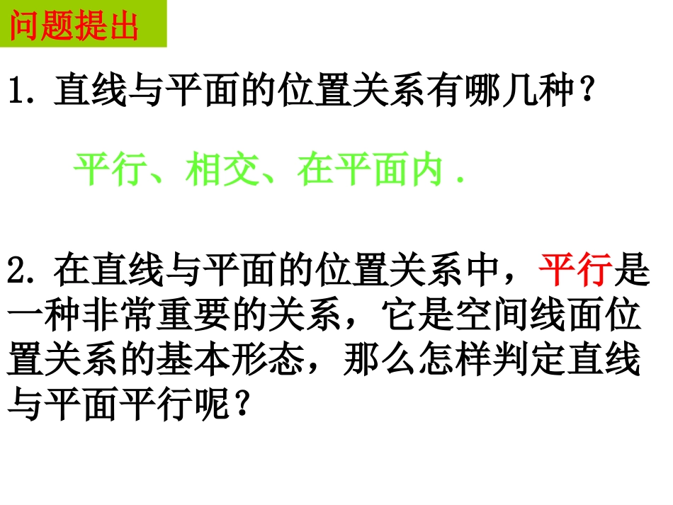 221直线与平面平行的判定_第2页