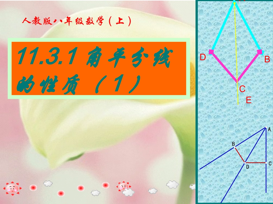 角平分线的性质第课时课件人教新课标八年级上_第2页