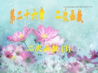 261二次函数3