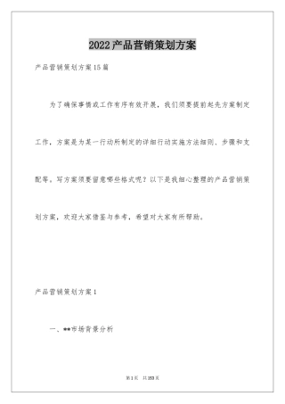 2024产品营销策划方案_1