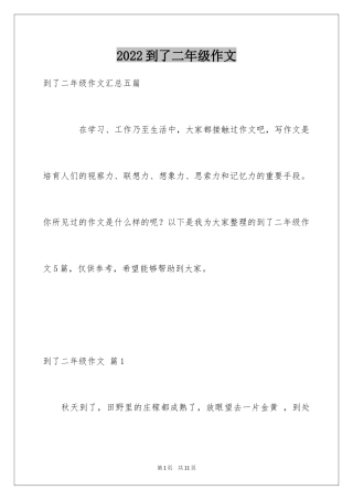 2024到了二年级作文_11