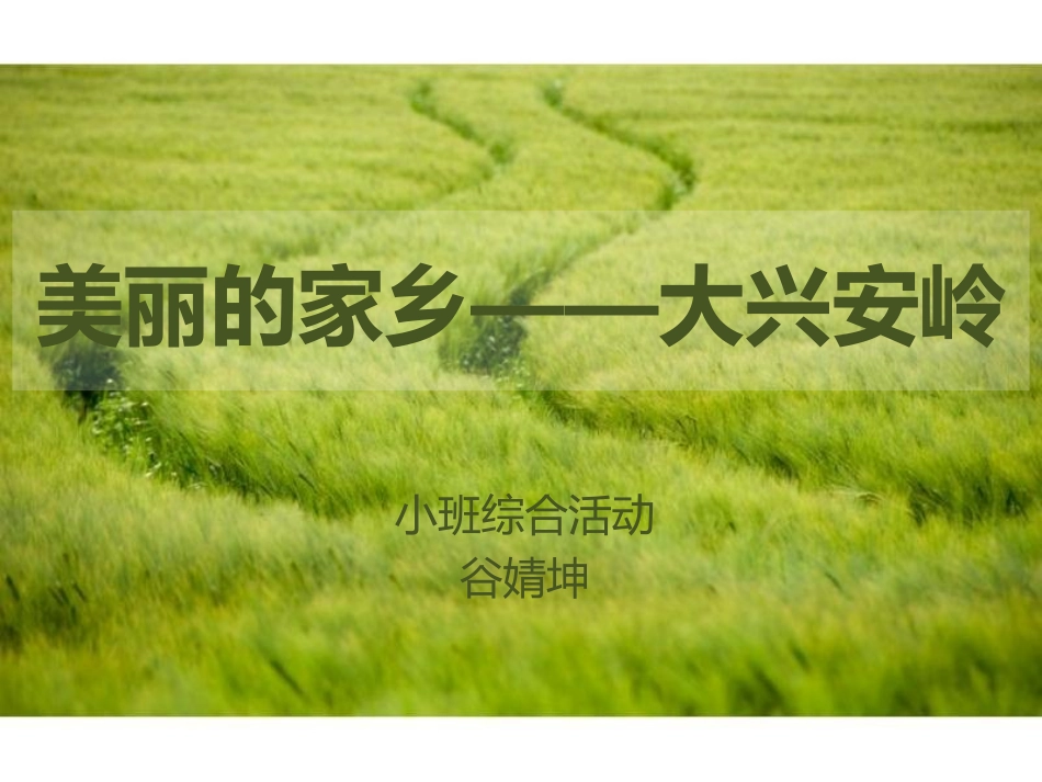 我爱家乡大兴安岭_第2页