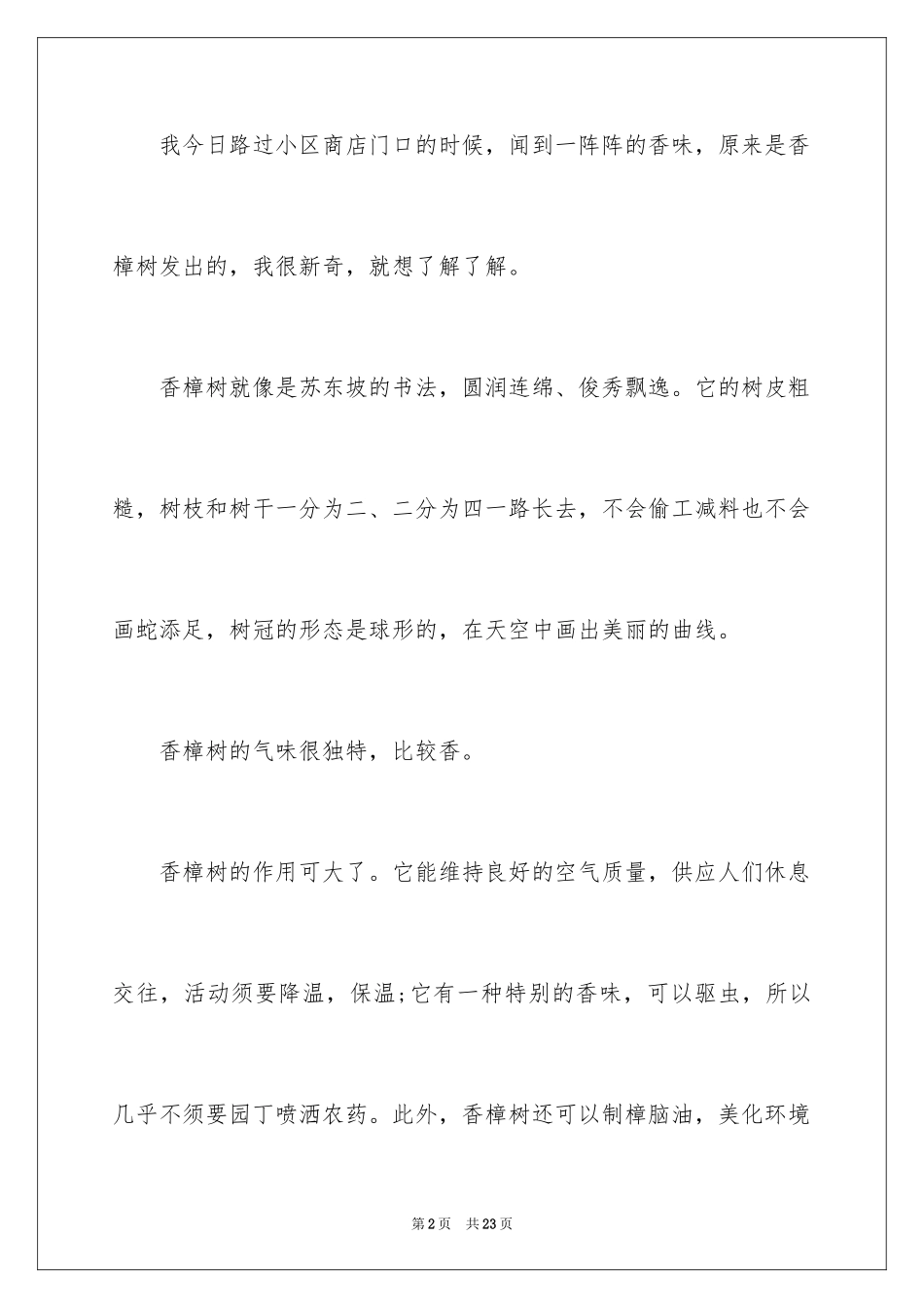 2024写香樟树作文_40_第2页