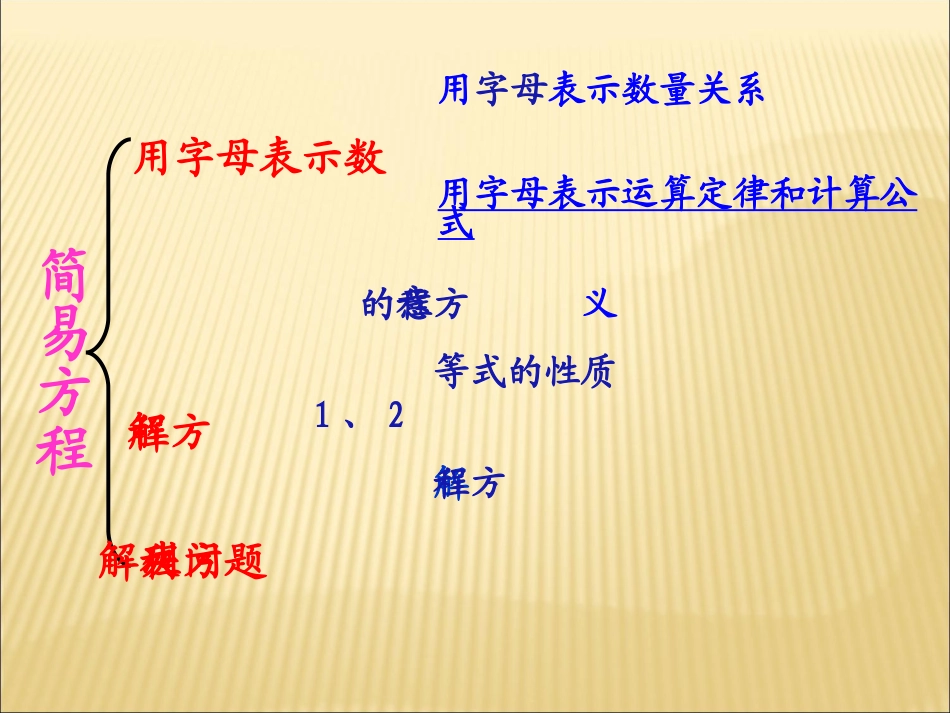 简易方程的复习与整理_第2页
