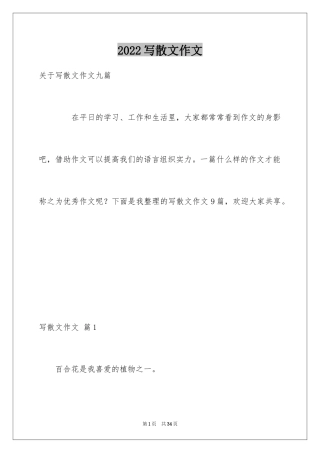 2024写散文作文_102