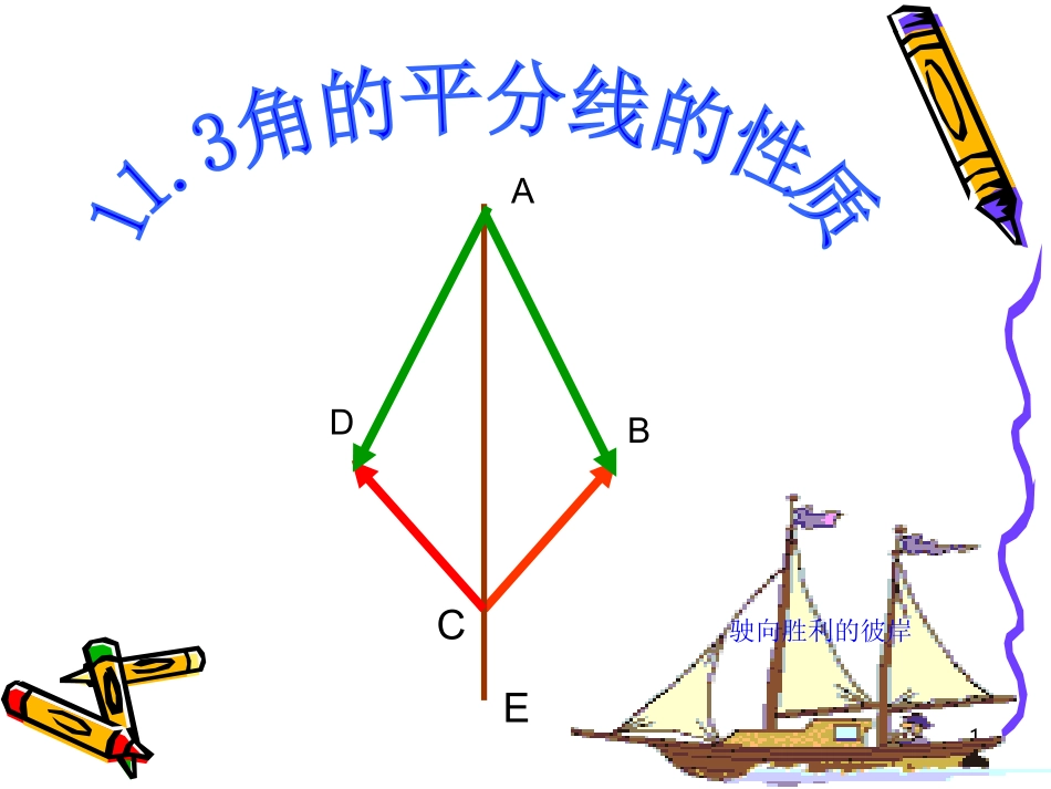 角平分线的性质1课件_第1页