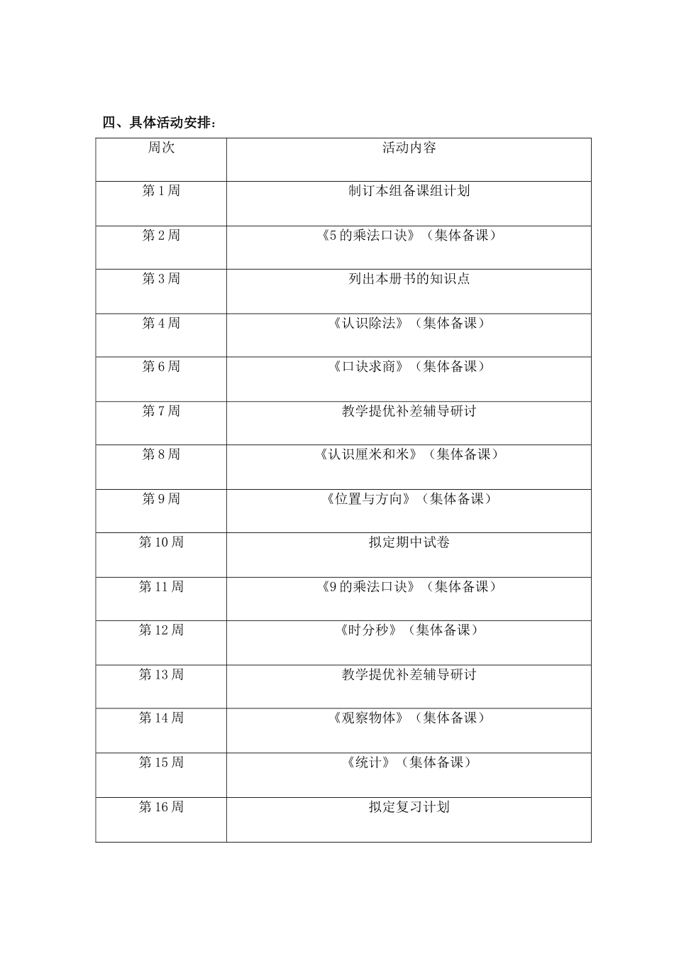 二年级数学备课组计划_第2页