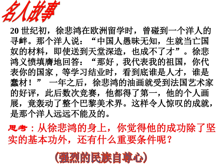 思想品德：11《自尊是人人都需要的》课件1(人教新课标七年级下)_第2页