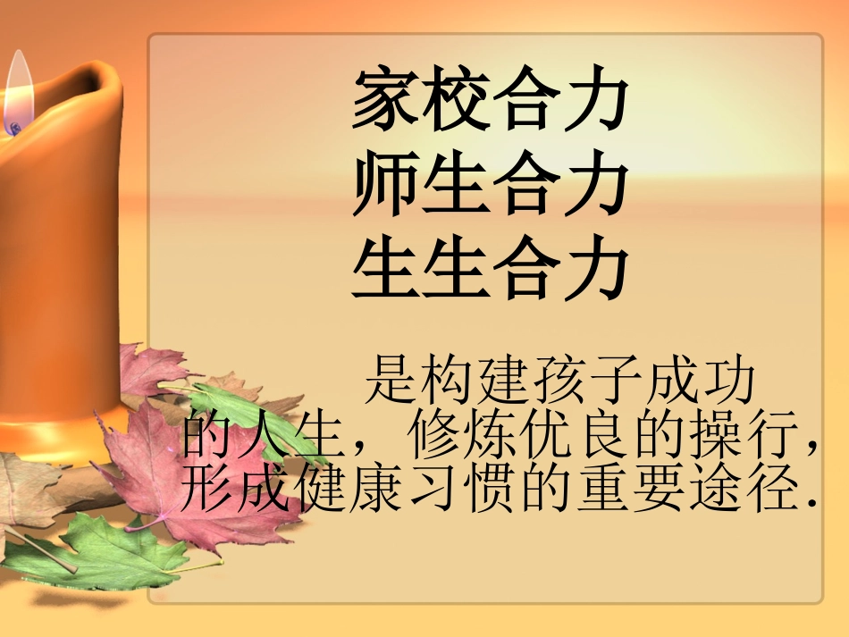 一年级第二学期家长会_第3页