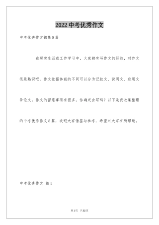 2024中考优秀作文_144