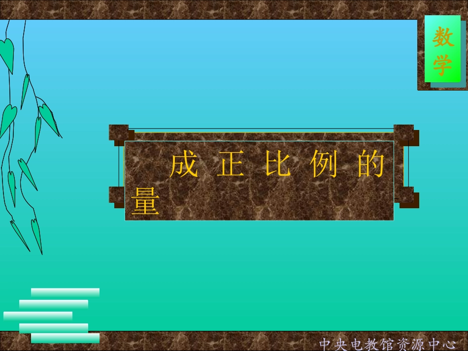 成正比例的量 (3)_第1页