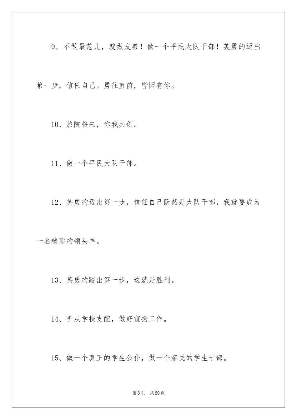 2024大队竞选口号_1_第3页