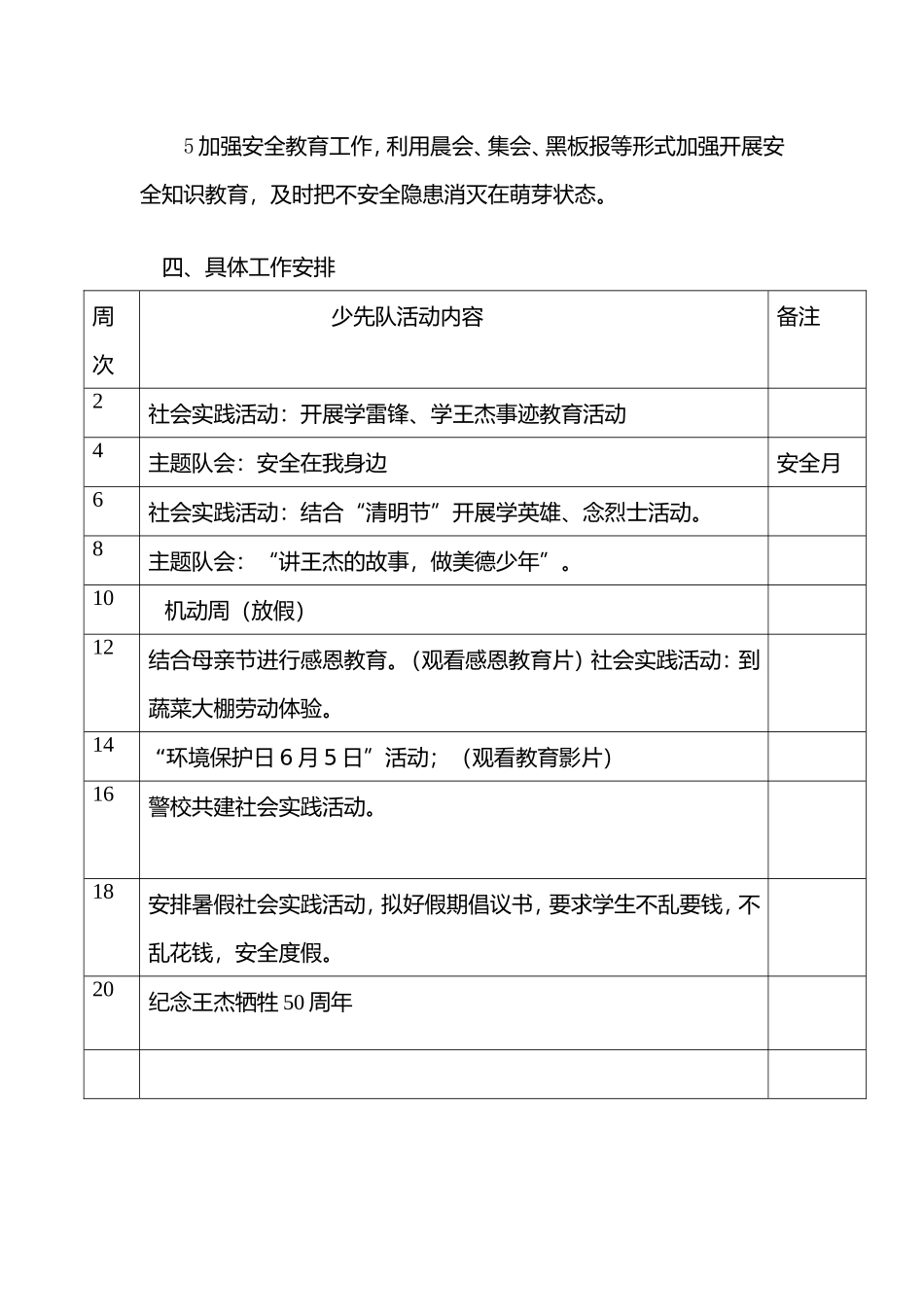 二年级少先队工作计划_第2页