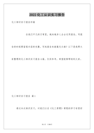 2024化工认识实习报告_7