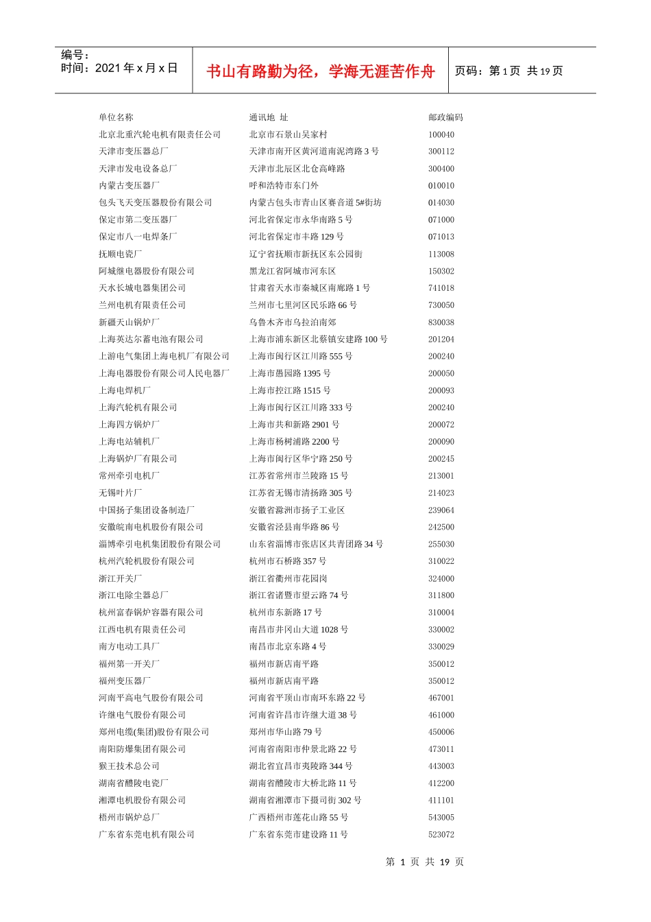 单位名称-中国机械制造工艺协会_第1页