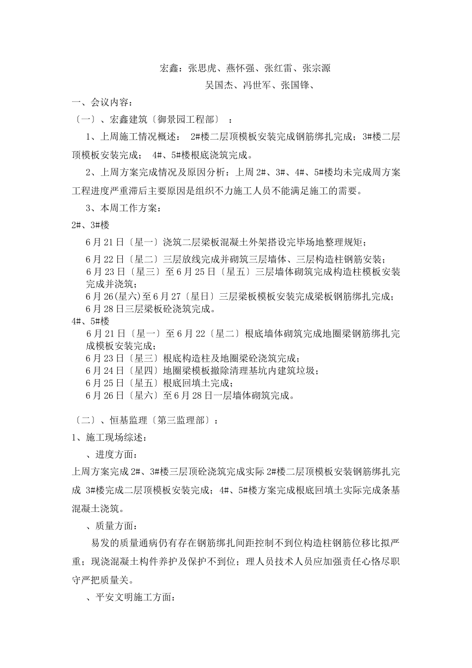 某小区第七期监理例会纪要_第2页