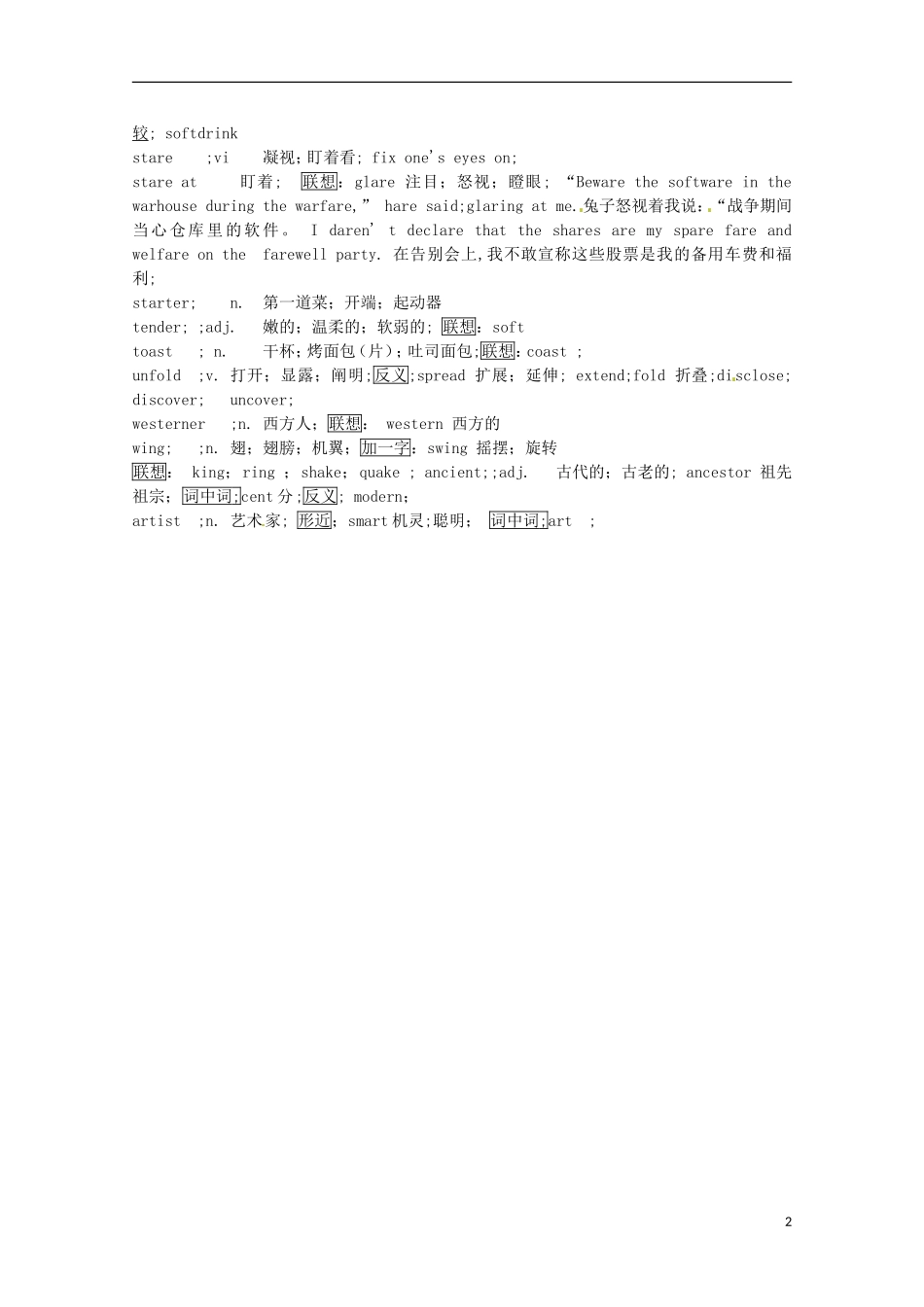 2013高考英语单词联想记忆（六）_第2页