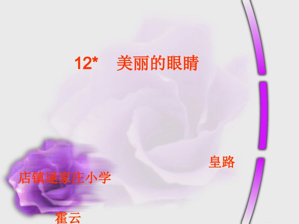 美丽的眼睛课件_第1页