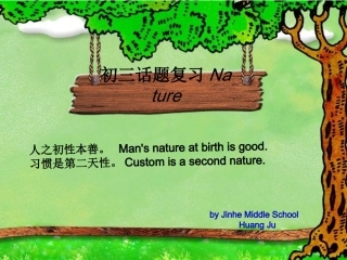 话题复习nature