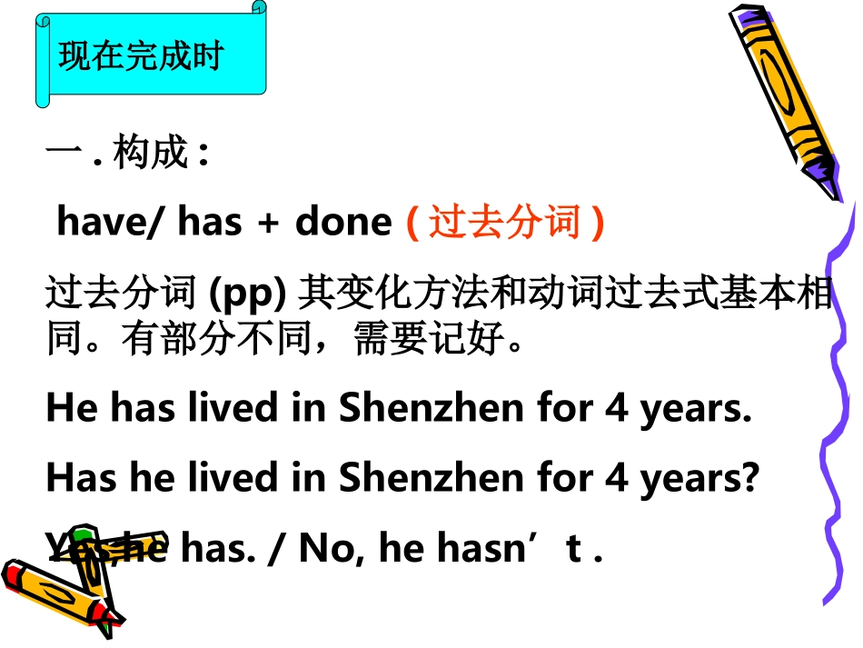 现在完成时讲解课件_第3页