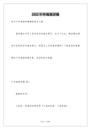 2024中华魂演讲稿_938