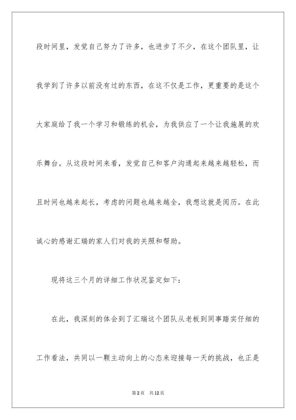 2024专业销售员的自我鉴定_第2页