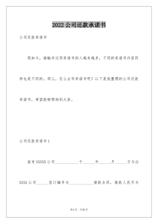 2024公司还款承诺书_6