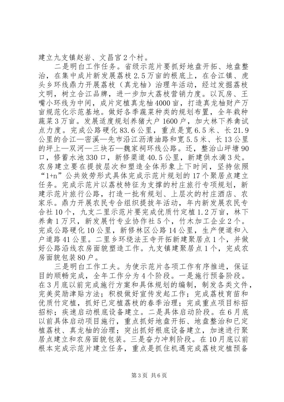 新农村示范片建设表彰会讲话发言稿_第3页