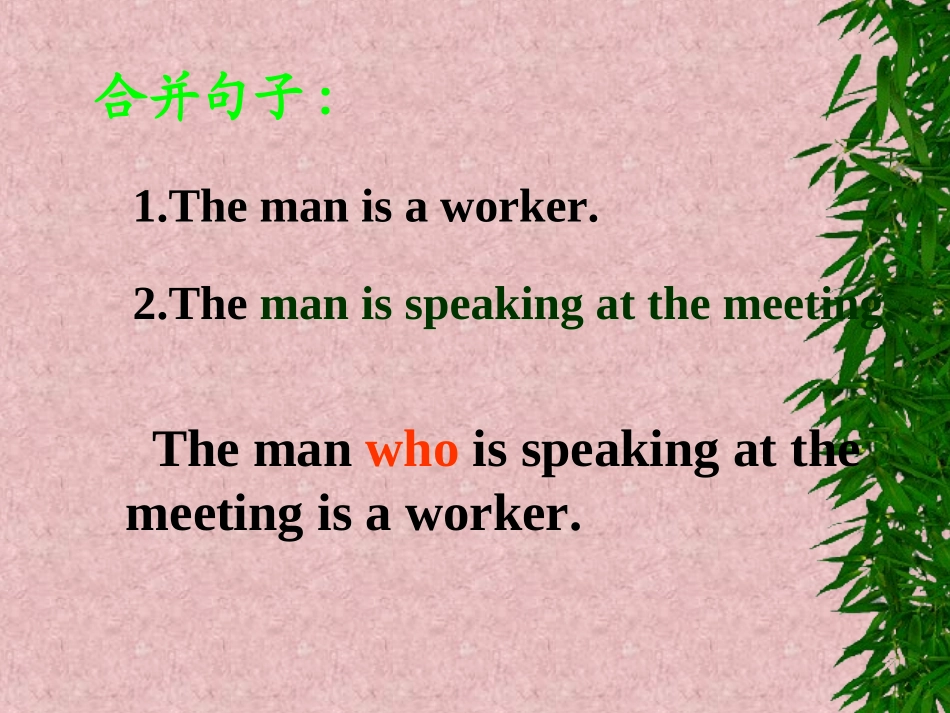 初中定语从句课堂讲解课件_第2页