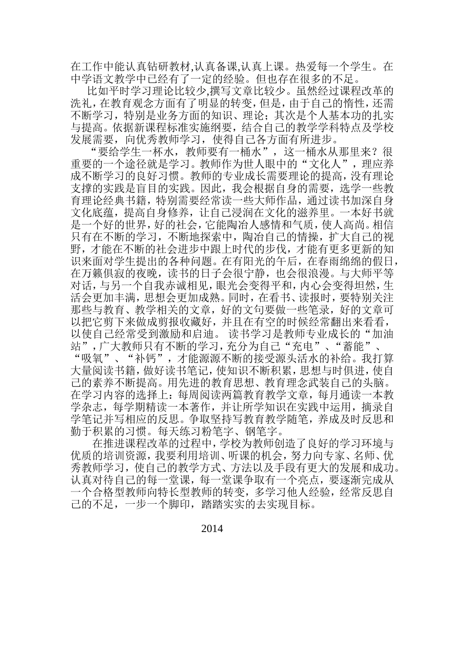 教师专业成长计划_第2页