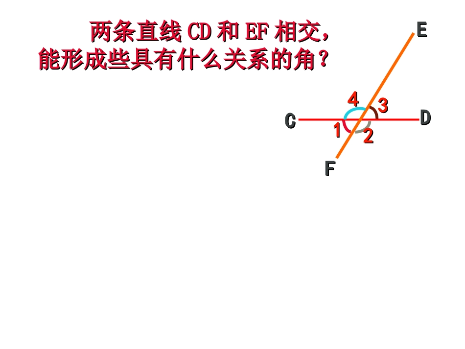 531同位角内错角同旁内角_第2页