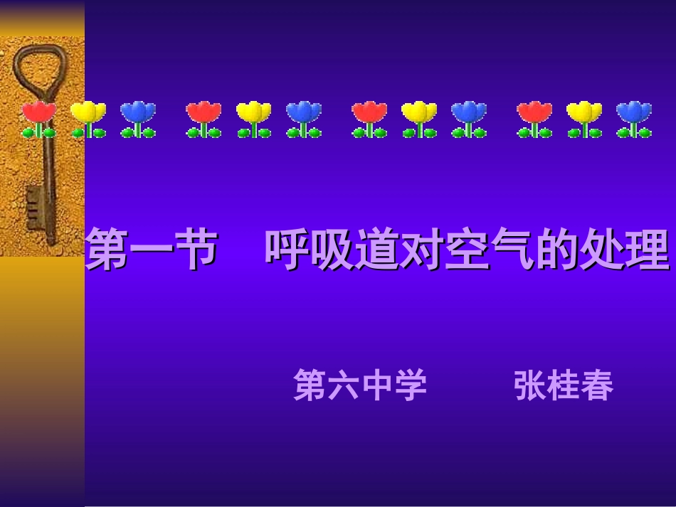 公开课呼吸道对空气的处理_第1页