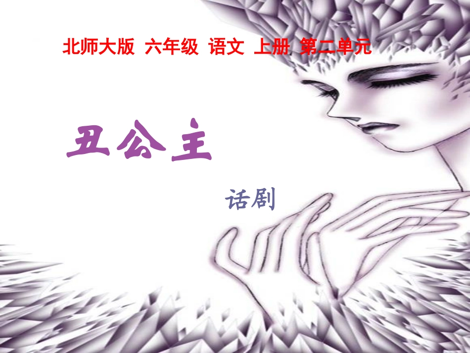 北师大版六年级语文上册《丑公主》优秀课件_第1页