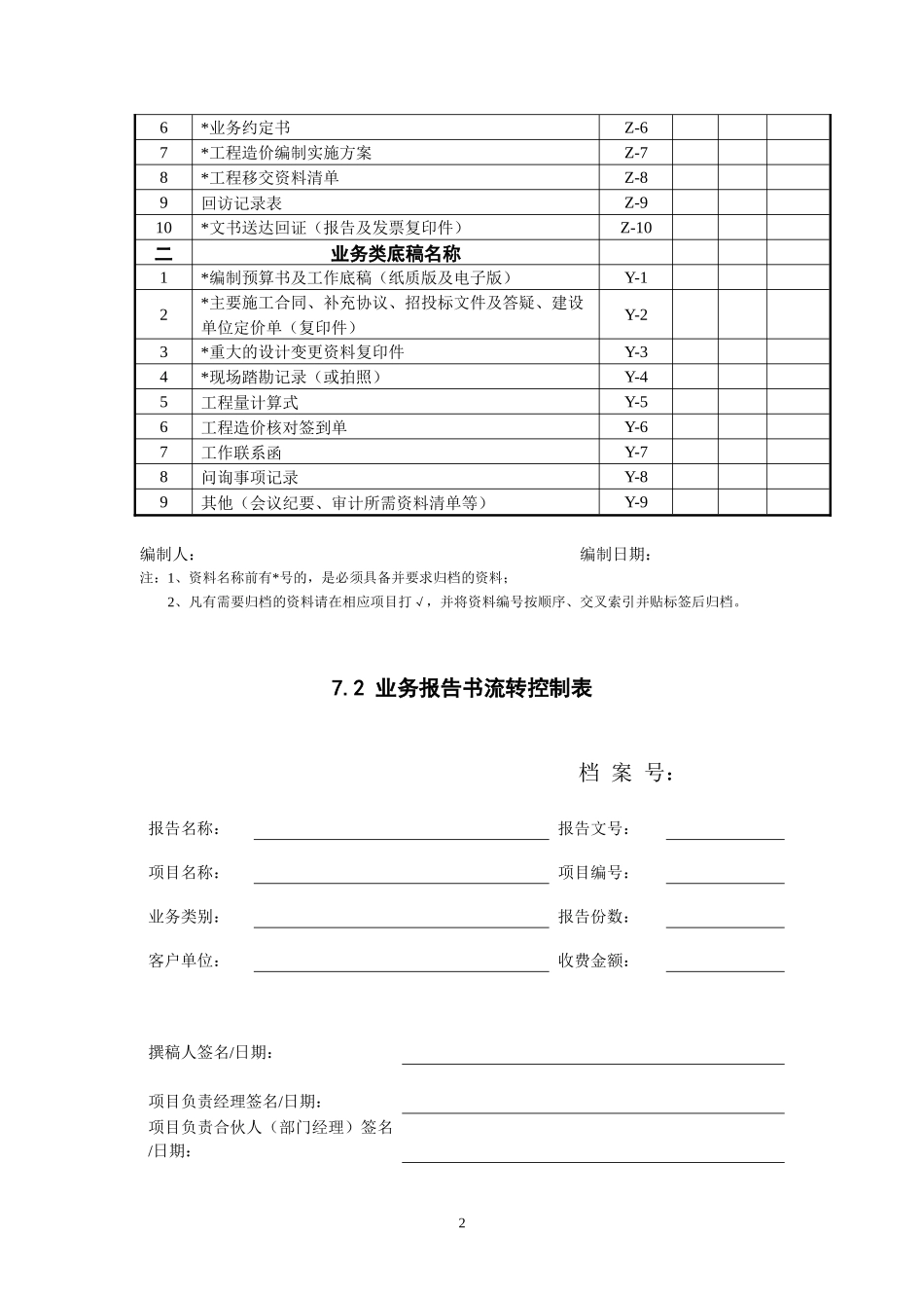 工程设计概算用表样式（DOC35页）_第2页