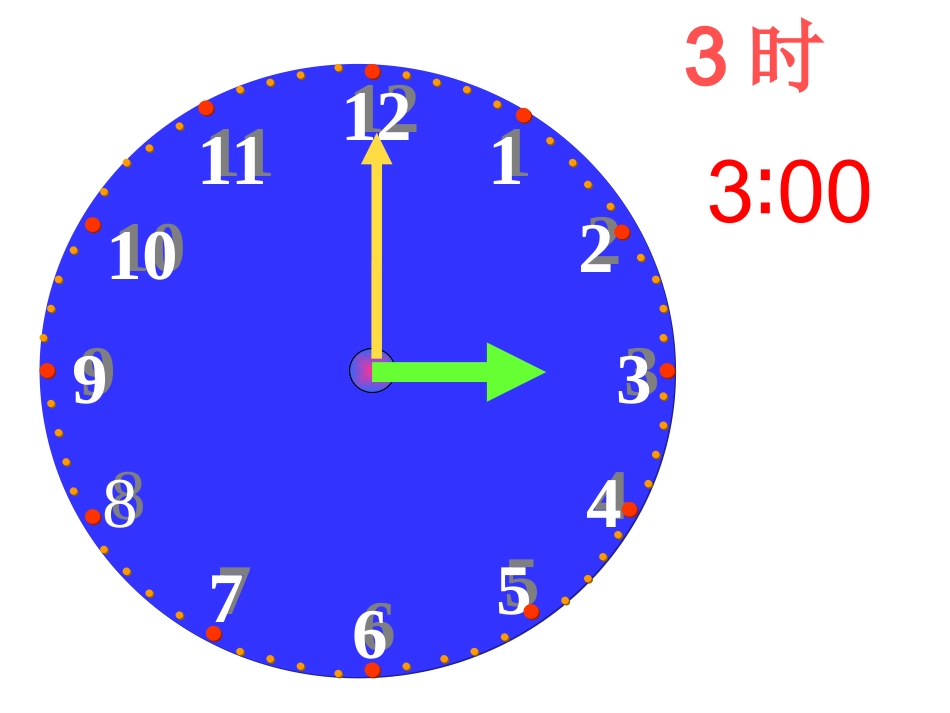 认识时间课件(人教版一年级下册)222_第2页