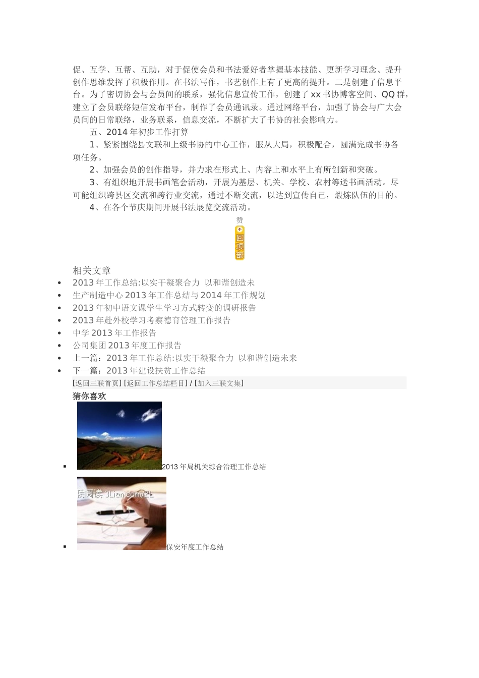 书法家协会年度工作总1_第2页