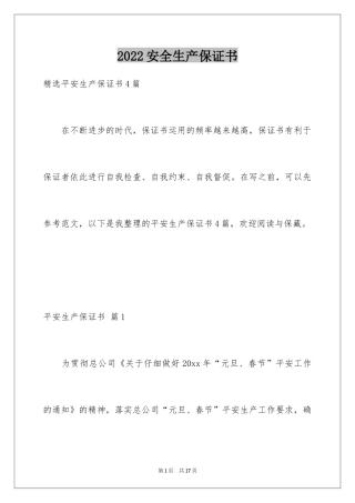 2024安全生产保证书_98