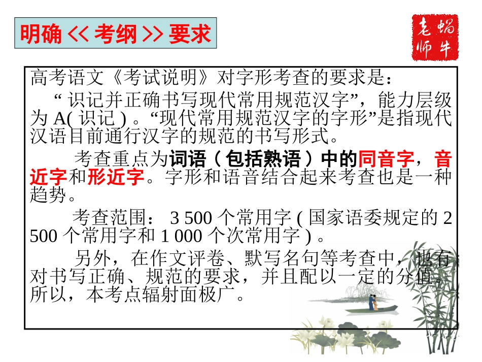 高考语文专题复习——字形课件_第2页