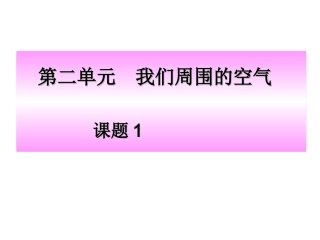《空气》参考课件1