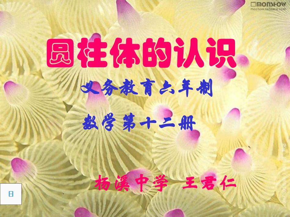 圆柱体的认识PPT_第1页