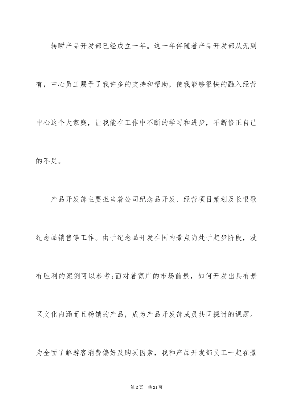 2024产品开发年终总结_第2页