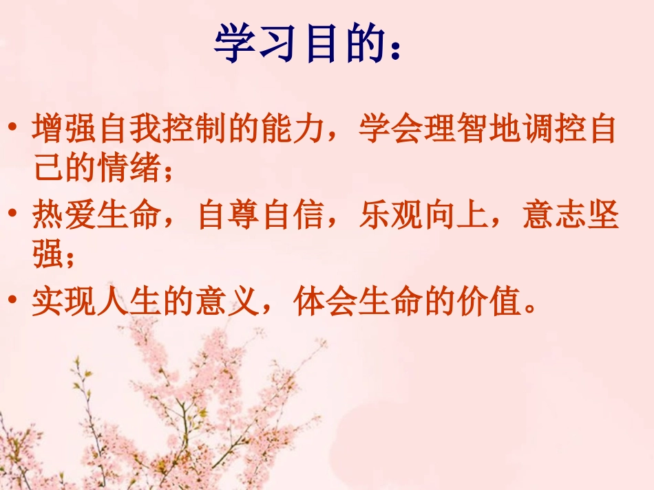 人民版八下第一单元第二课第二框+生命的特殊体验（共31张PPT）_第3页