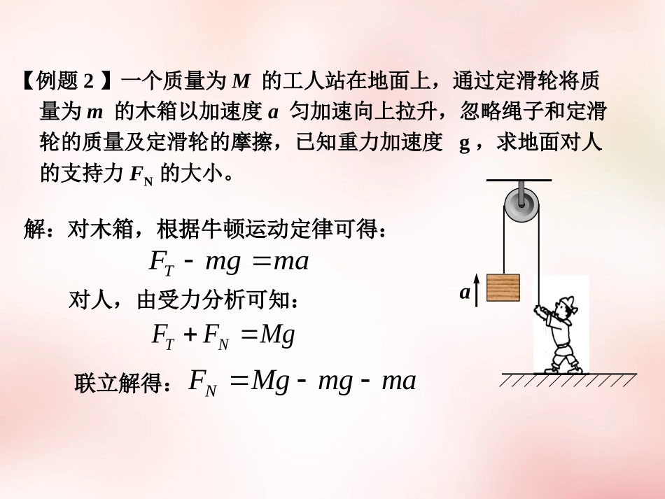 2015高中物理4.7用牛顿运动定律解决问题二课件1新人教版必修1_第3页