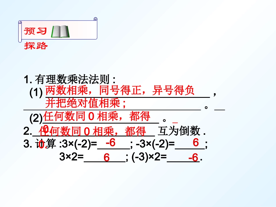 (14)有理数的乘法第一课时_第2页