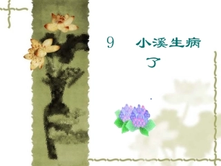 小溪生病了课件